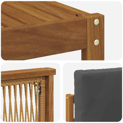 Set divani Legno di Acacia Massello