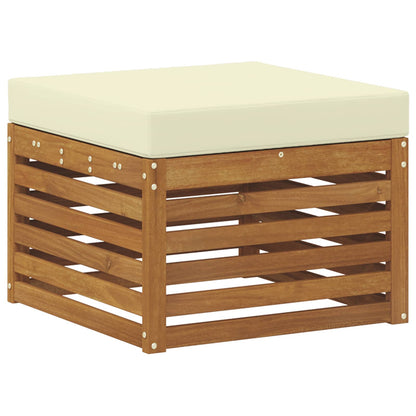 Set divano sezionale con cuscino 6 pcs Naturale e Crema