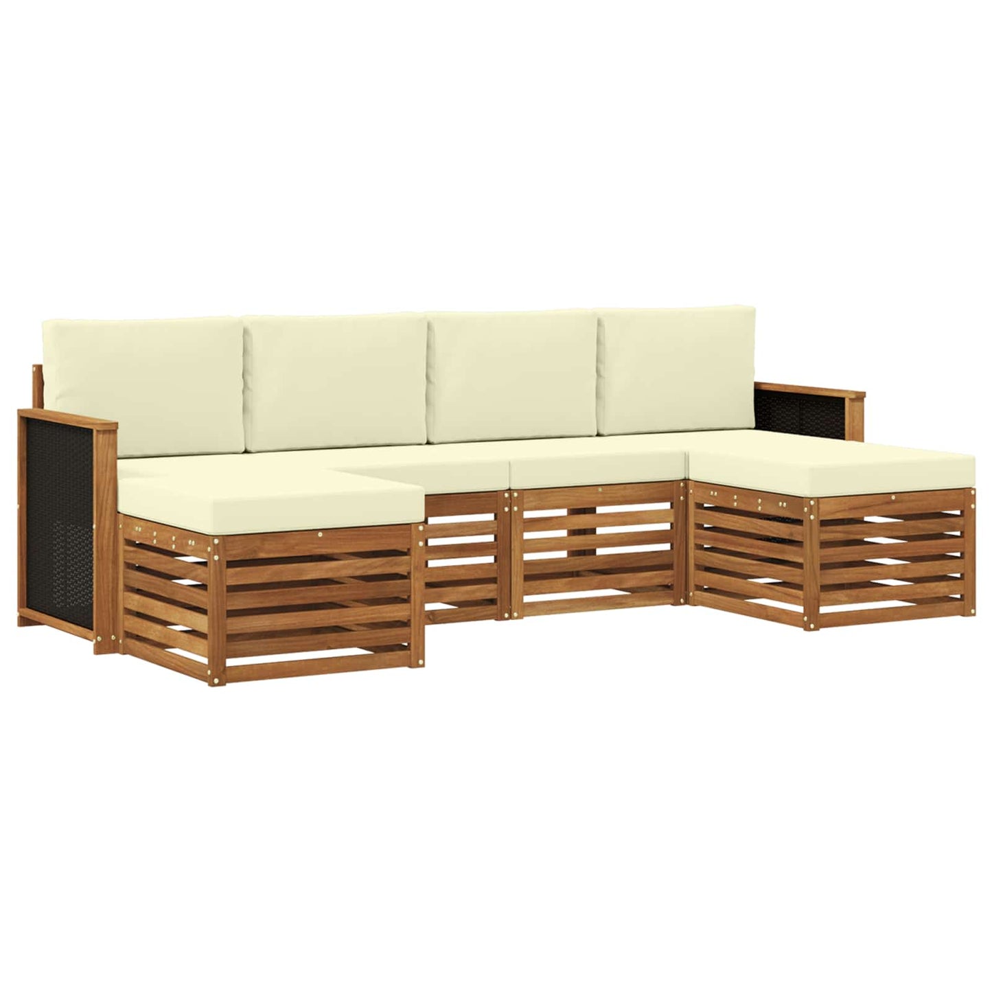 Set divani Legno di Acacia Massello