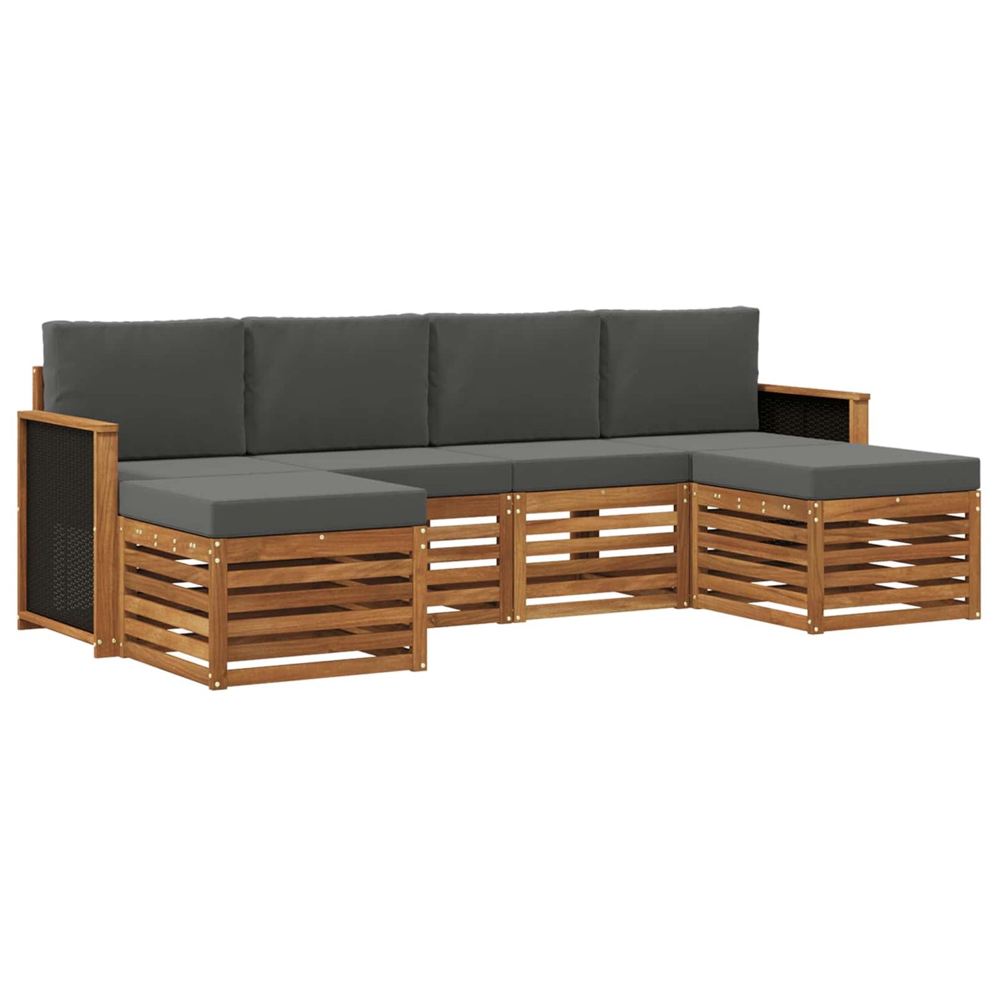 Set divani Legno di Acacia Massello