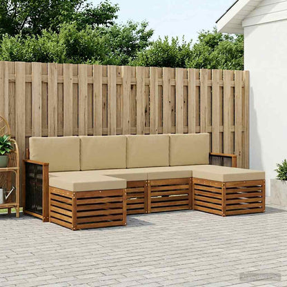 Set divani Legno di Acacia Massello