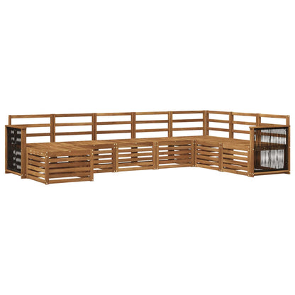 Set di divani da esterno 6 pcs Naturale