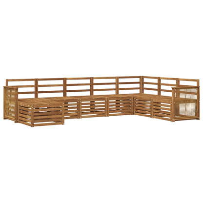 Set di divani da esterno 6 pcs Naturale