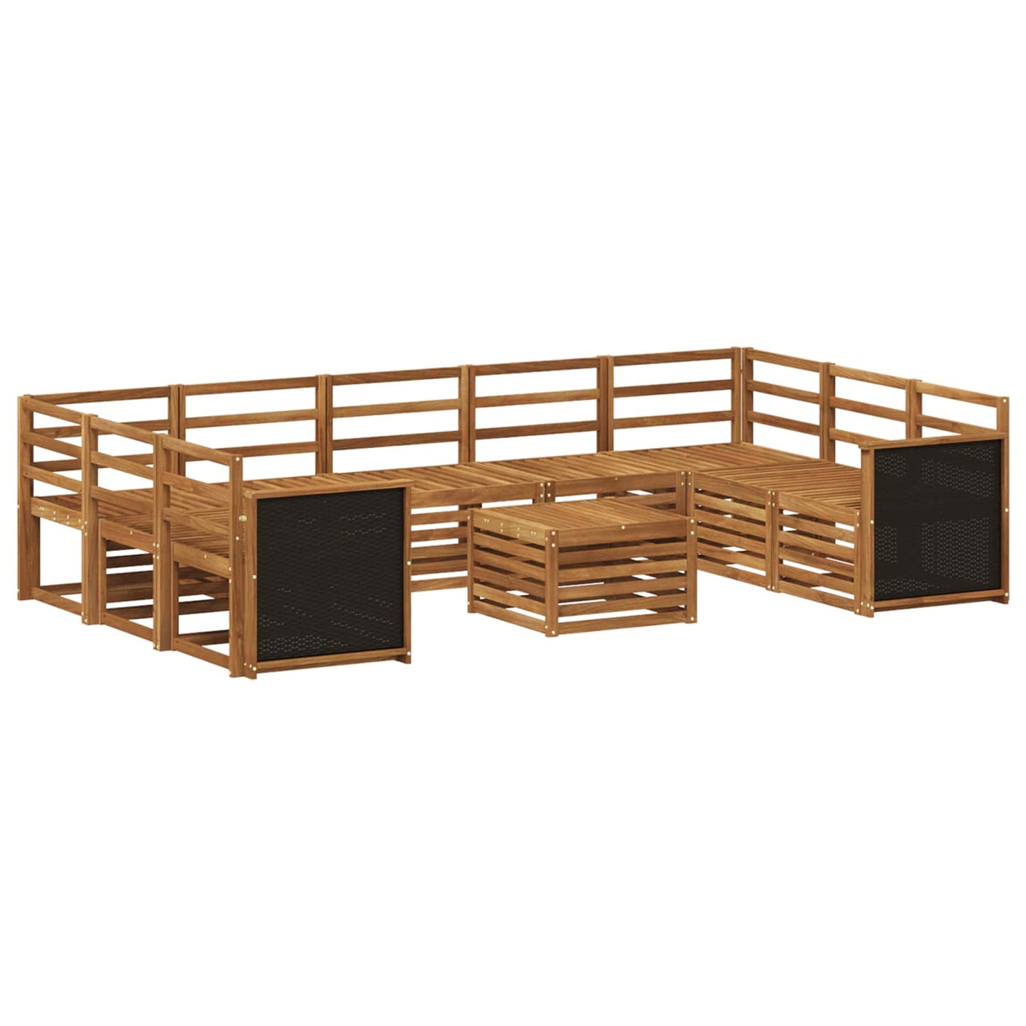 Set divani Legno di Acacia Massello