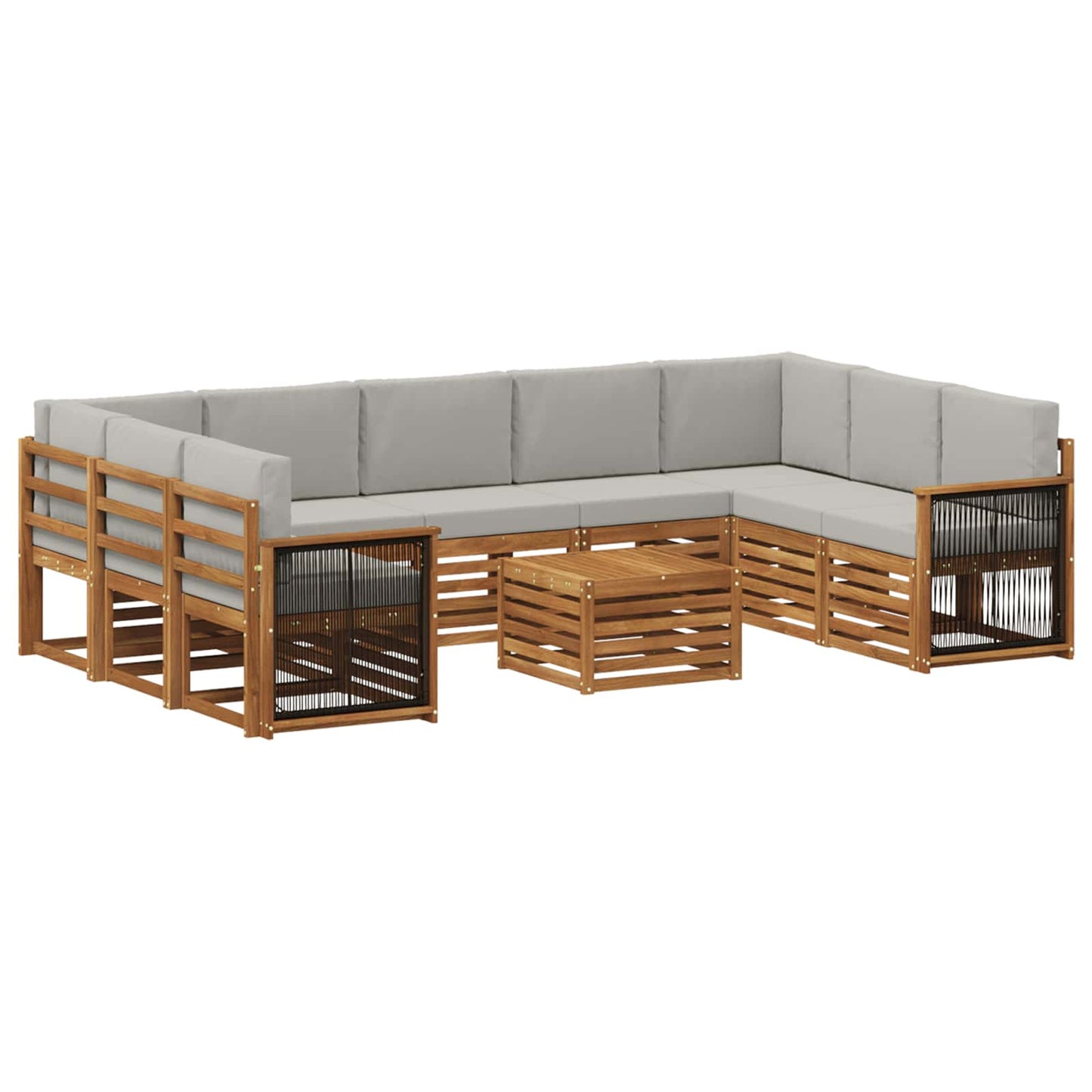 Set divani Legno di Acacia Massello