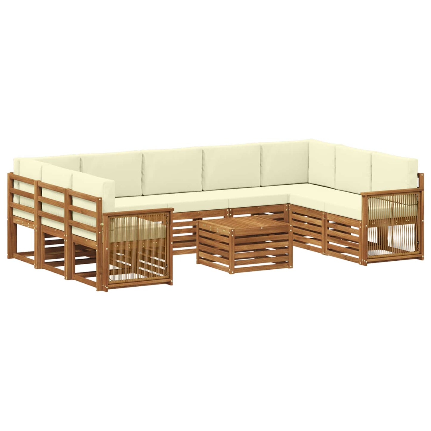 Set divani Legno di Acacia Massello