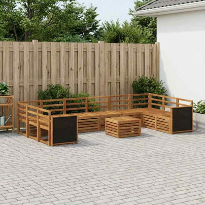 Set di divani da esterno 8 pcs Naturale