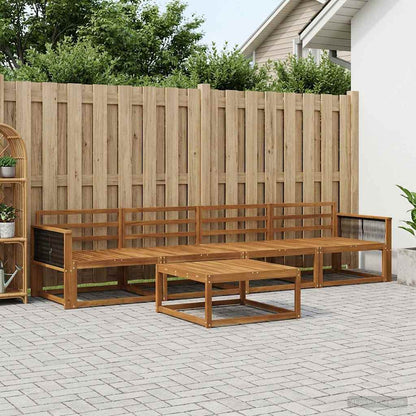 Set di divani da esterno 5 pcs Naturale | homemem39
