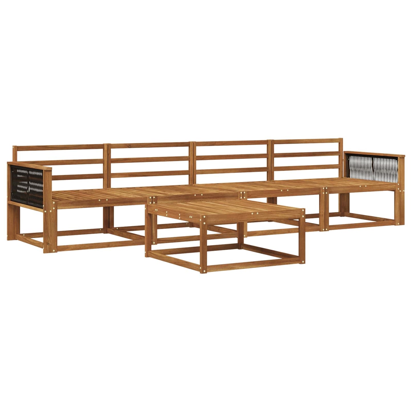Set di divani da esterno 5 pcs Naturale | homemem39
