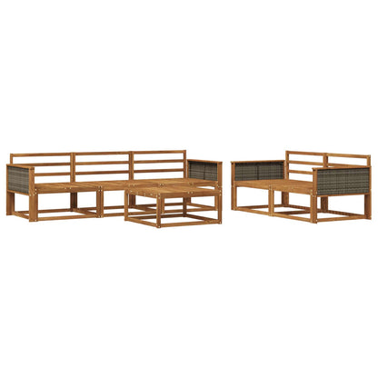 Set di divani da esterno 6 pcs Naturale | homemem39