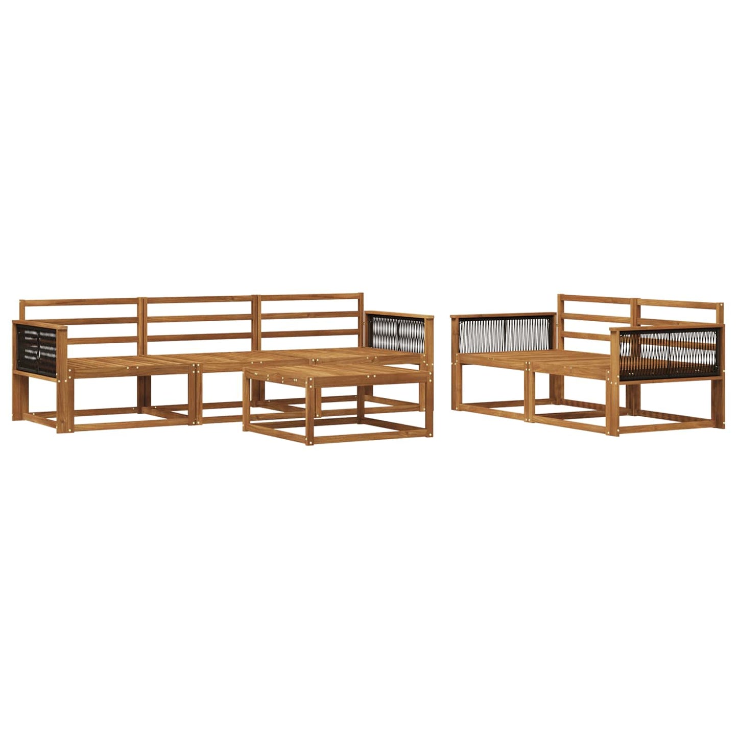 Set di divani da esterno 6 pcs Naturale | homemem39