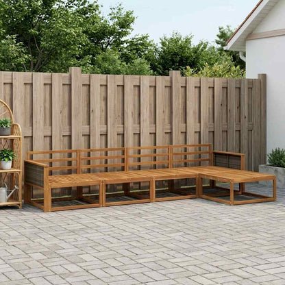 Set di divani da esterno 5 pcs Naturale | homemem39
