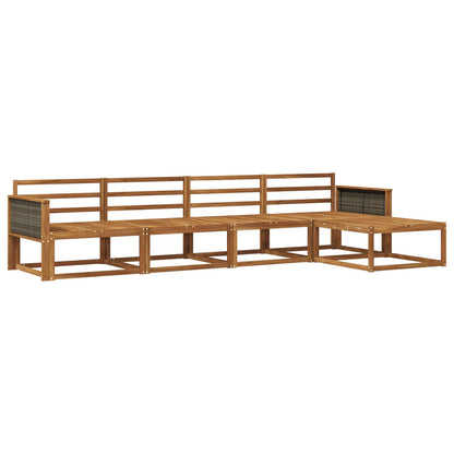 Set di divani da esterno 5 pcs Naturale | homemem39