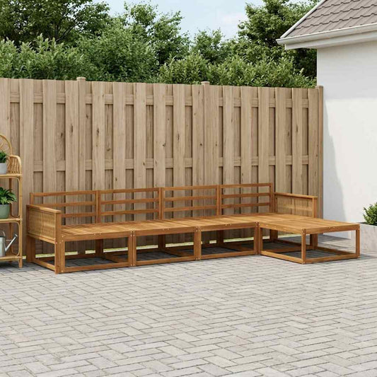 Set di divani da esterno 5 pcs Naturale | homemem39
