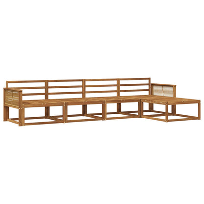Set di divani da esterno 5 pcs Naturale | homemem39