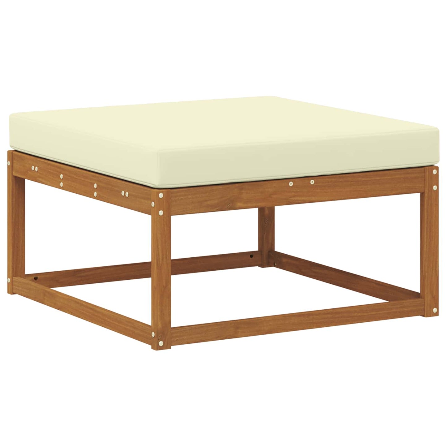 Set di divani da esterno con cuscino 6 pcs Naturale e Crema