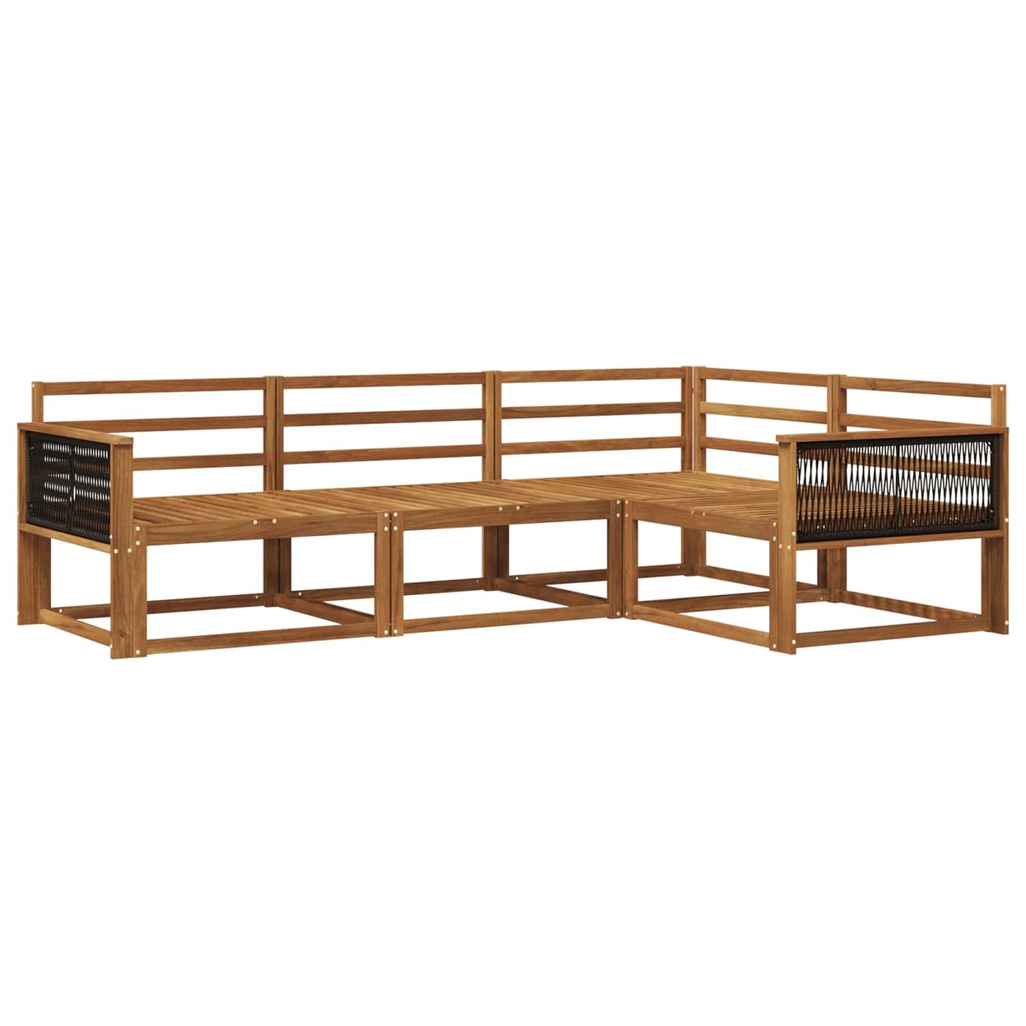 Set di divani da esterno 4 pcs Naturale | homemem39
