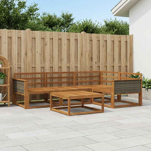 Set di divani da esterno 5 pcs Naturale | homemem39