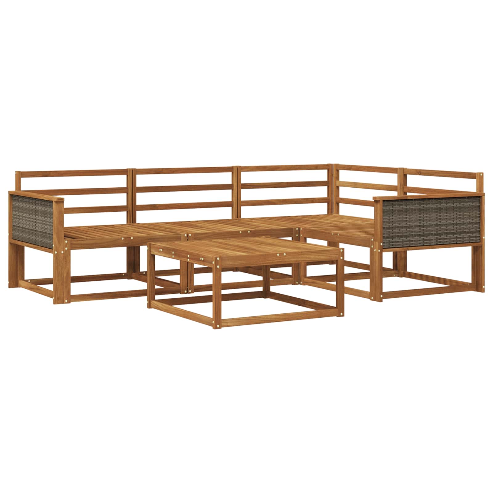 Set di divani da esterno 5 pcs Naturale | homemem39