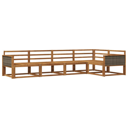 Set di divani da esterno 5 pcs Naturale | homemem39