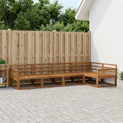 Set di divani da esterno 5 pcs Naturale | homemem39