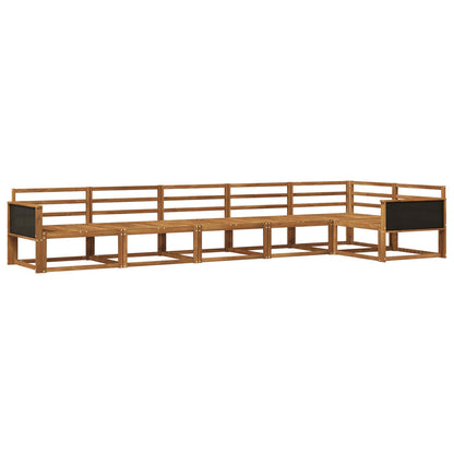 Set di divani da esterno 6 pcs Naturale