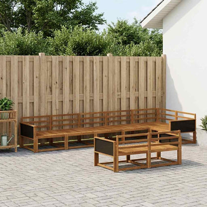 Set di divani da esterno 8 pcs Naturale | homemem39