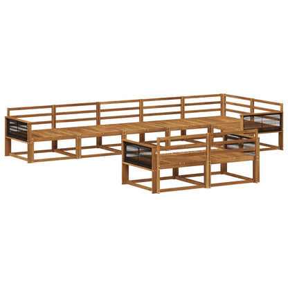 Set di divani da esterno 8 pcs Naturale | homemem39