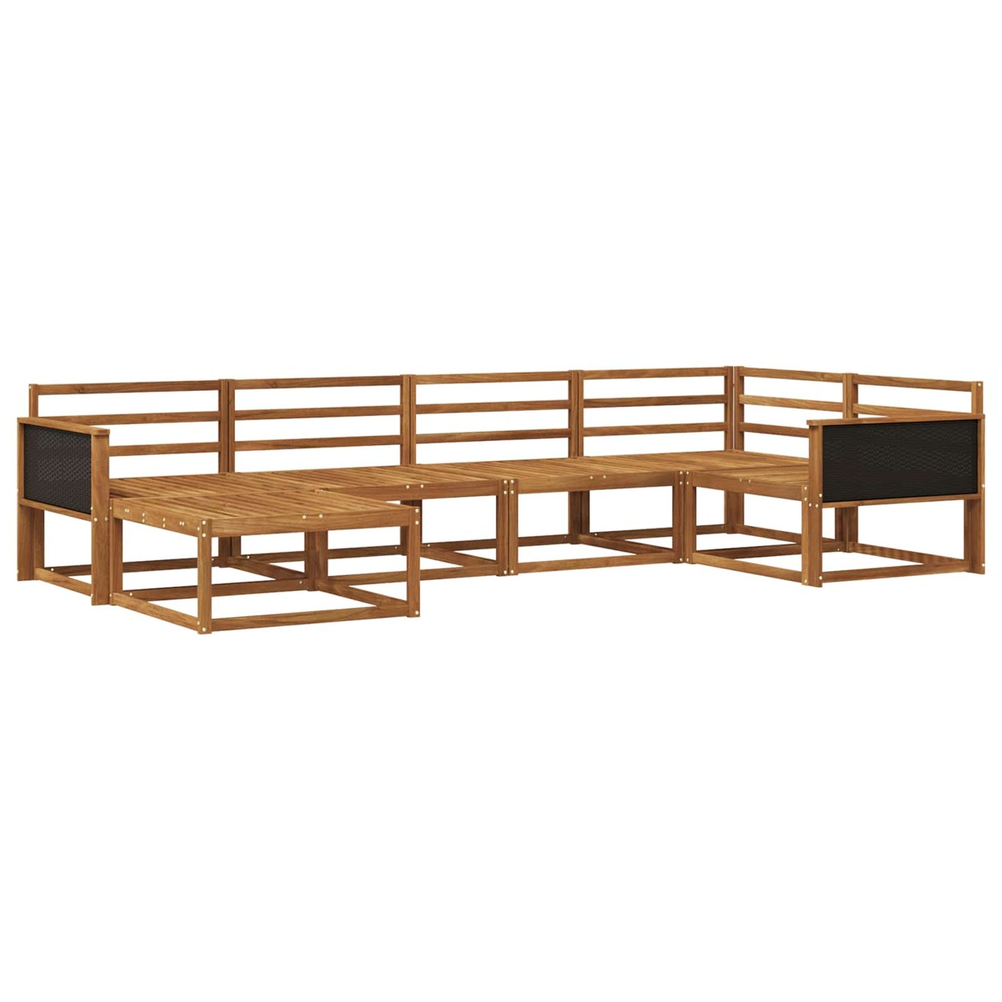 Set di divani da esterno 6 pcs Naturale | homemem39