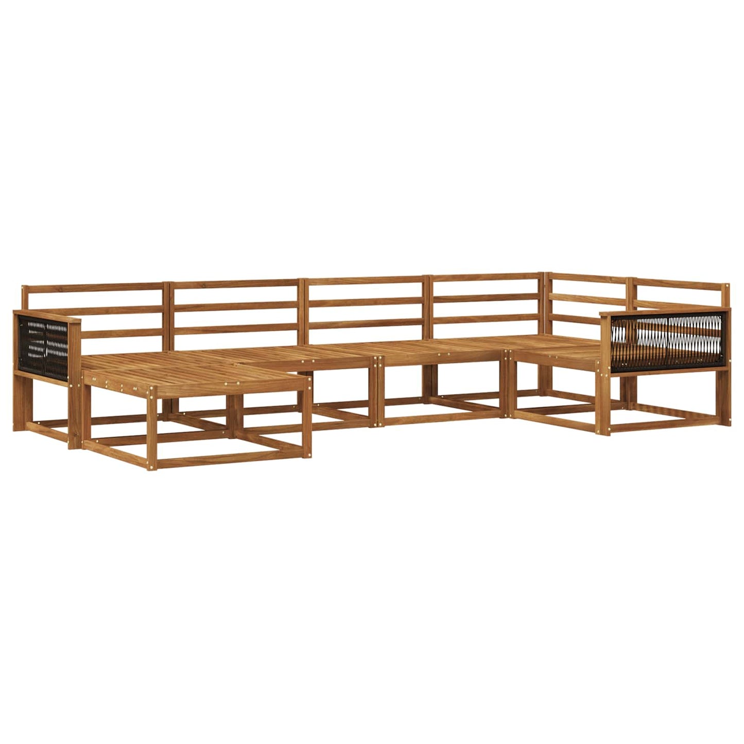 Set di divani da esterno 6 pcs Naturale | homemem39