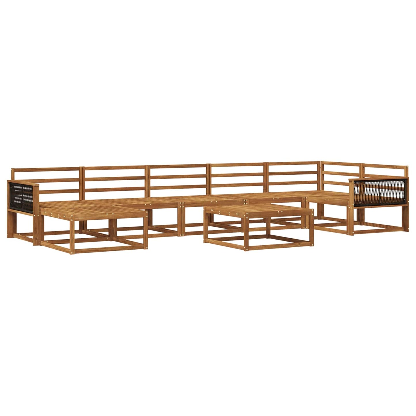 Set di divani da esterno 8 pcs Naturale | homemem39