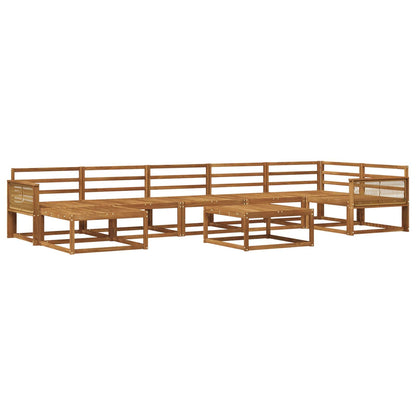 Set di divani da esterno 8 pcs Naturale | homemem39