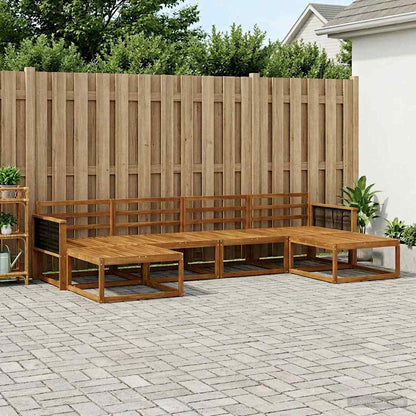 Set di divani da esterno 6 pcs Naturale