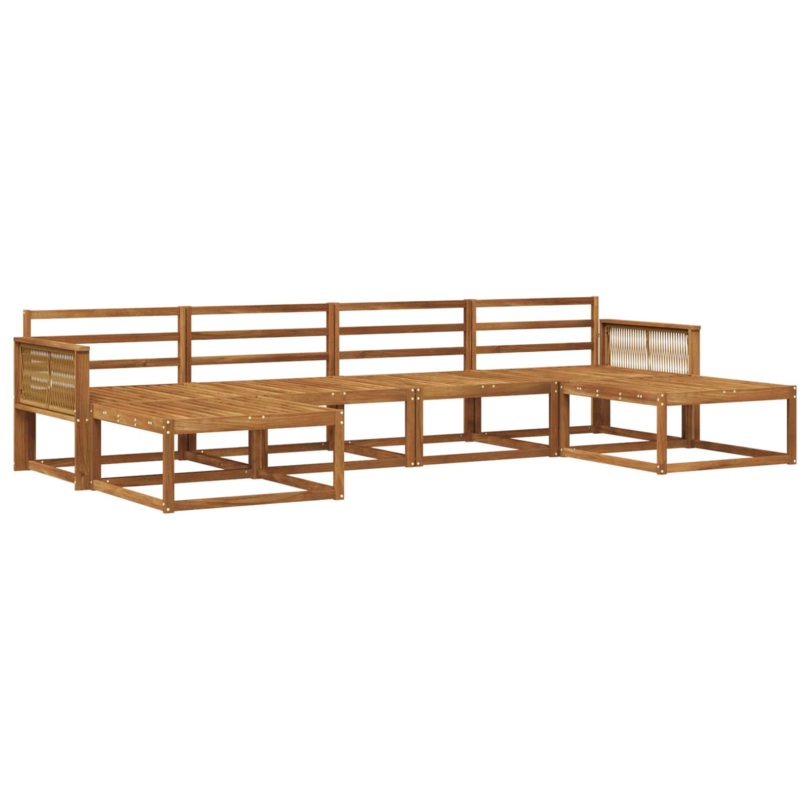 Set di divani da esterno 6 pcs Naturale | homemem39