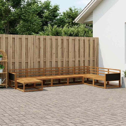 Set di divani da esterno 8 pcs Naturale
