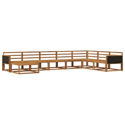 Set di divani da esterno 8 pcs Naturale | homemem39