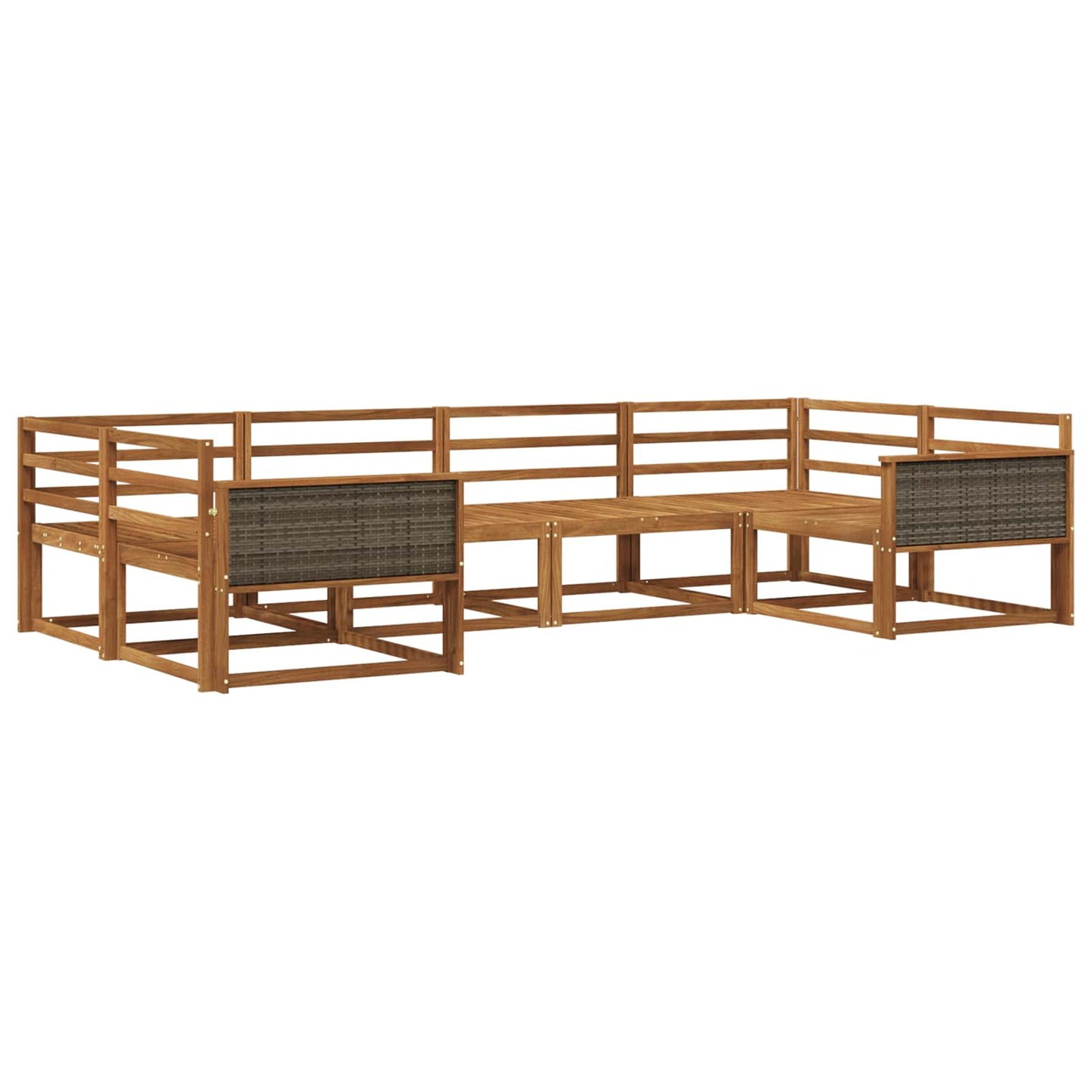 Set di divani da esterno 6 pcs Naturale | homemem39