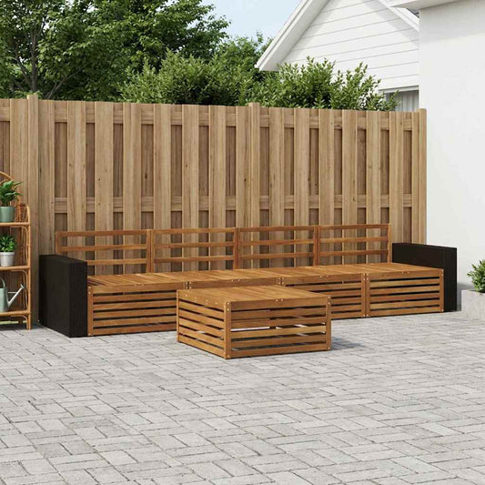 Set di divani da esterno 5 pcs Naturale | homemem39