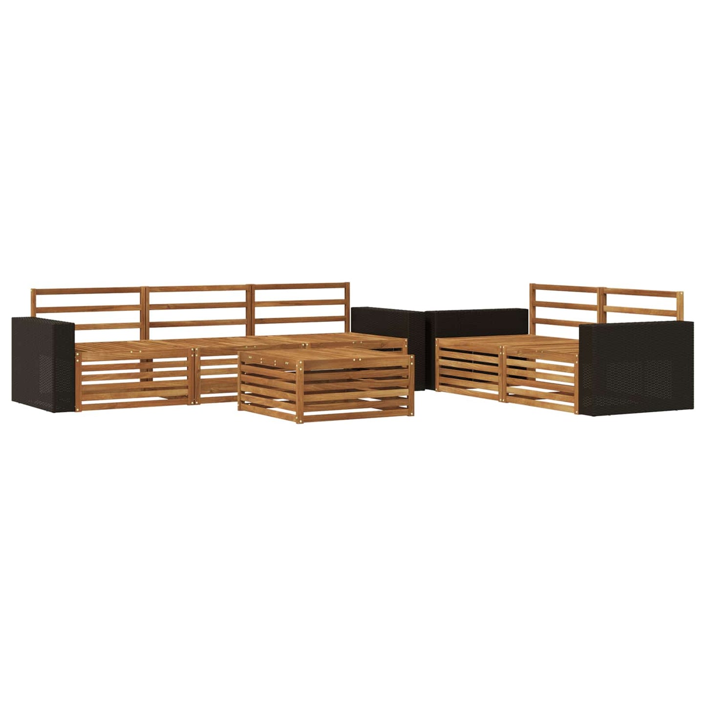 Set di divani da esterno 6 pcs Naturale | homemem39