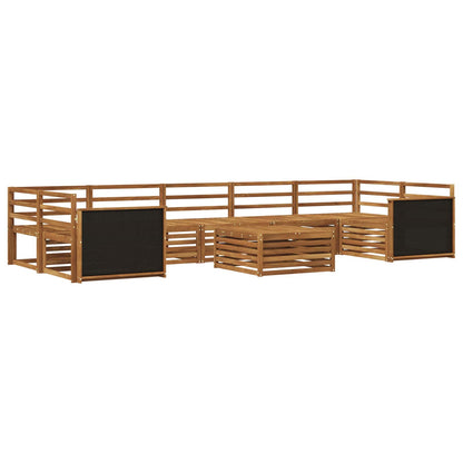 Set di divani da esterno 8 pcs Naturale | homemem39