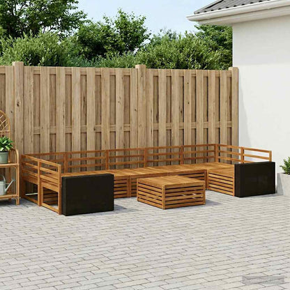 Set di divani da esterno 8 pcs Naturale | homemem39