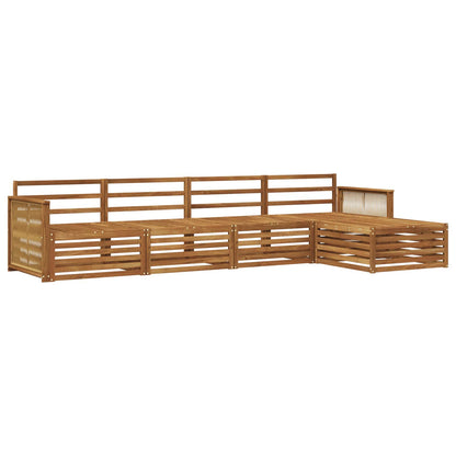 Set di divani da esterno 5 pcs Naturale | homemem39
