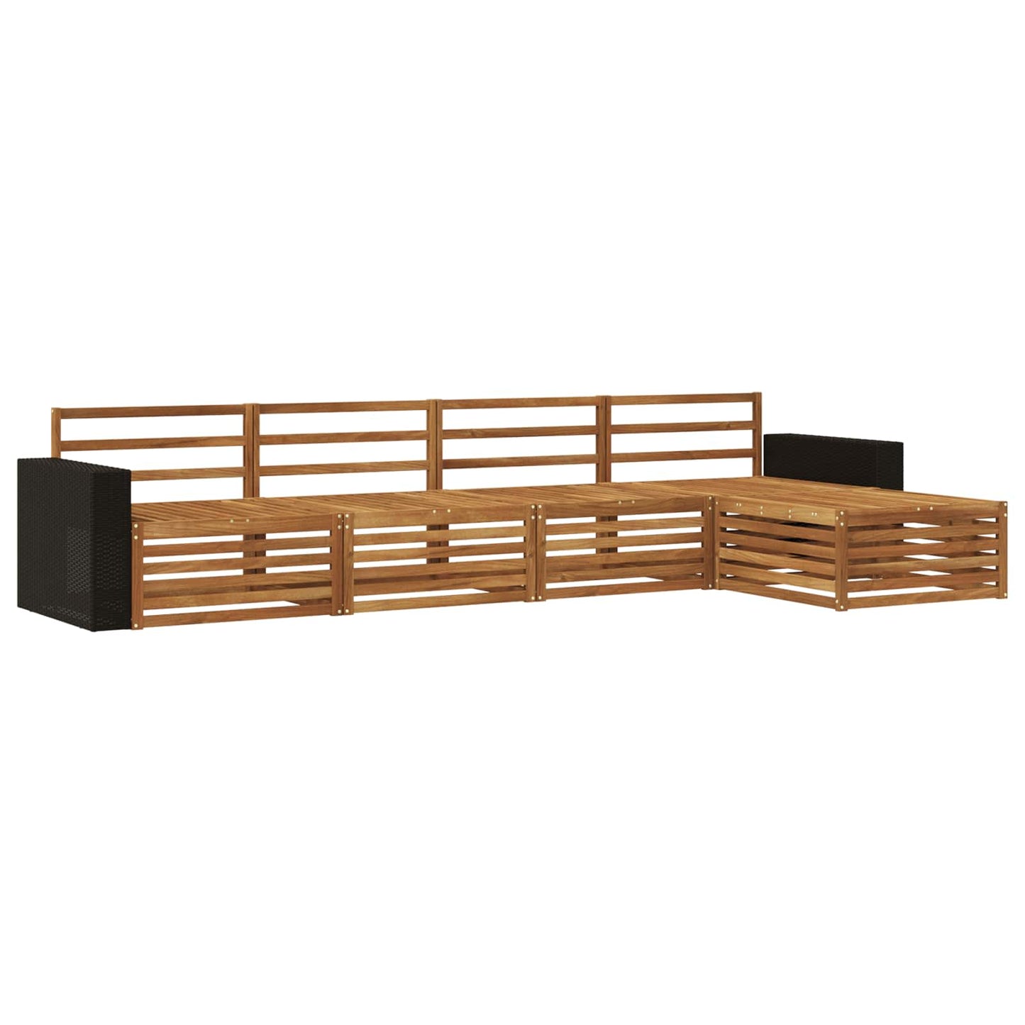 Set di divani da esterno 5 pcs Naturale | homemem39
