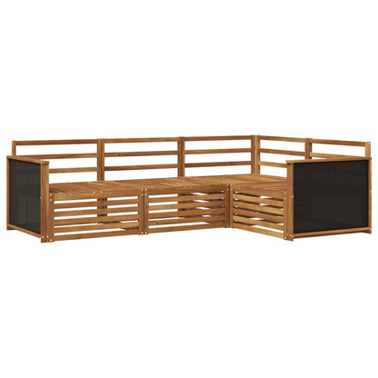 Set di divani da esterno 4 pcs Naturale 247,5 x 168,5 x 73 cm | homemem39