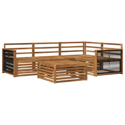 Set di divani da esterno 5 pcs Naturale | homemem39