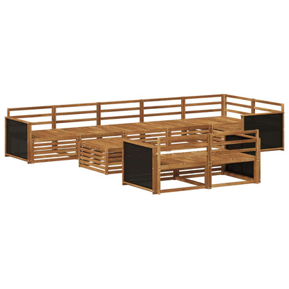 Set di divani da esterno 9 pcs | homemem39