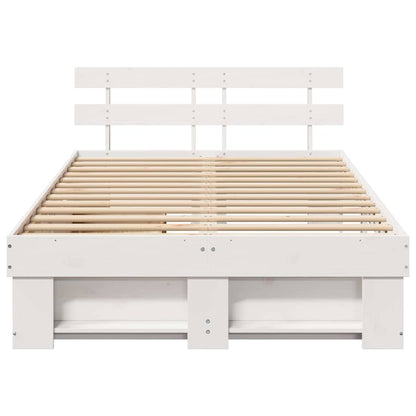 Struttura del letto Bianco 120 x 200 cm Pino massello | homemem39