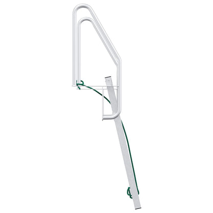 Scala da Dock a 4 Gradini Argento 58 x 77 x 166 cm Alluminio | homemem39