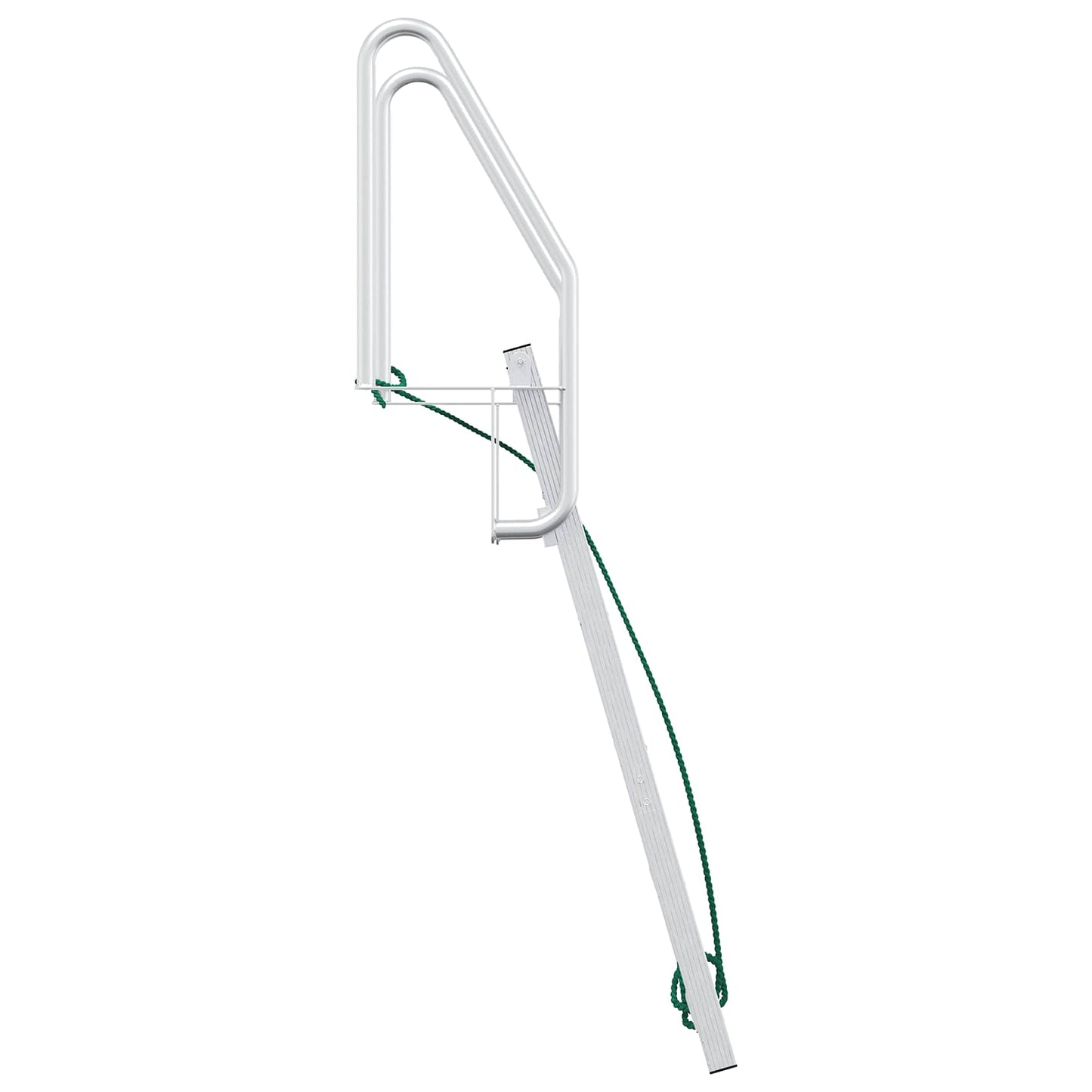 Scala da Dock a 5 Gradini Argento 58 x 77 x 191 cm Alluminio
