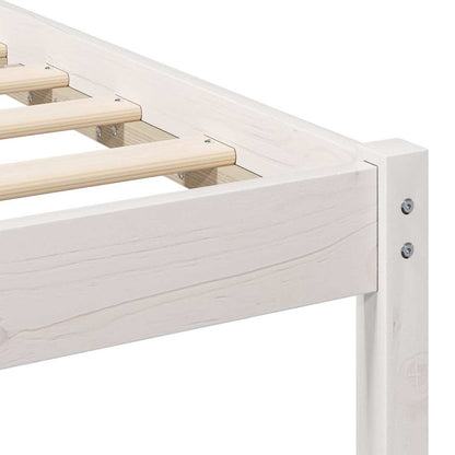 Struttura del letto Bianco 180 x 200 cm Pino massello | homemem39